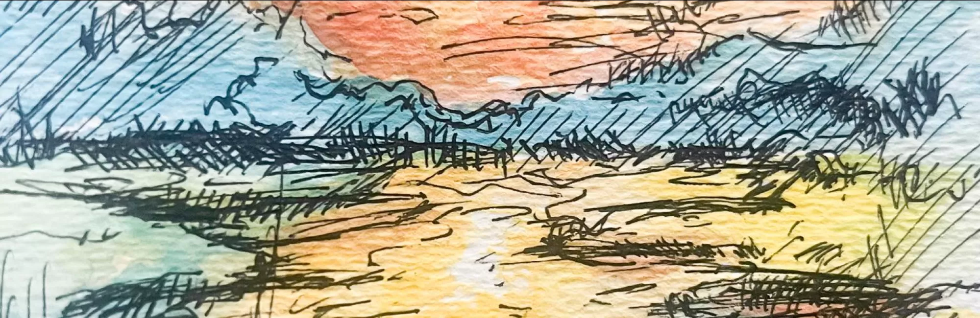 From Pencil to Paint: Landscapes