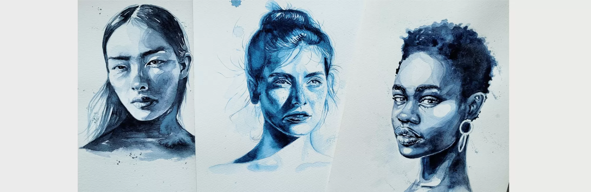 Expressive Watercolor Portraits