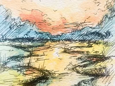 From Pencil to Paint: Landscapes