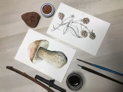 Natural Ink: Let's Create and Use
