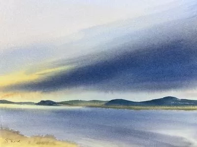Sky Landscapes in Watercolor