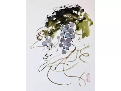 Sumi Painting: Fall Bounty