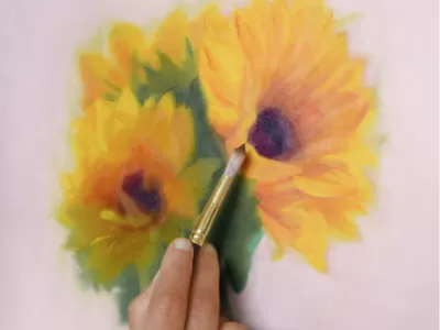 Painting Fall Florals in Full Color
