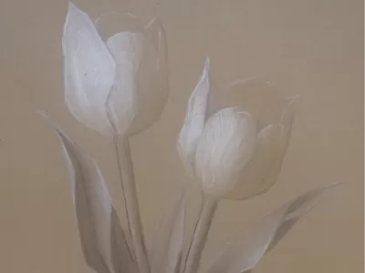 Brown Paper Blooms: Tonal Floral Drawing with Charcoal & Chalk