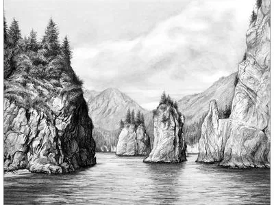 Drawing the PNW Landscape