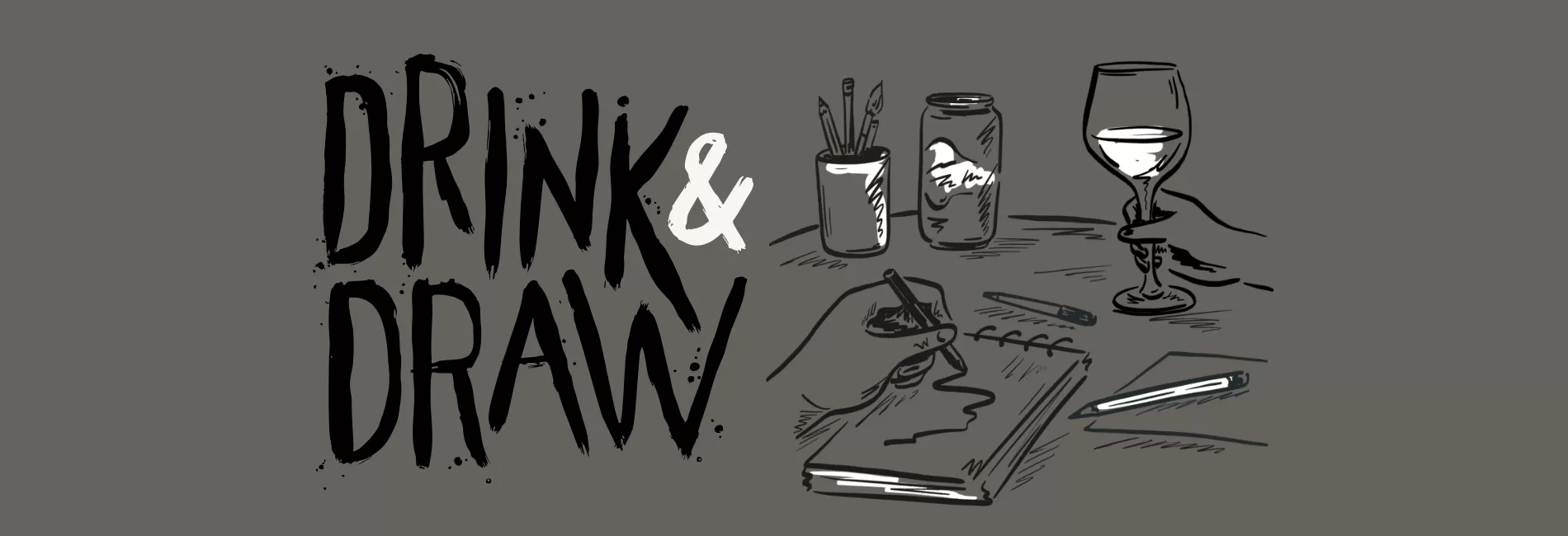 Drink & Draw: October (Spooky-Themed)