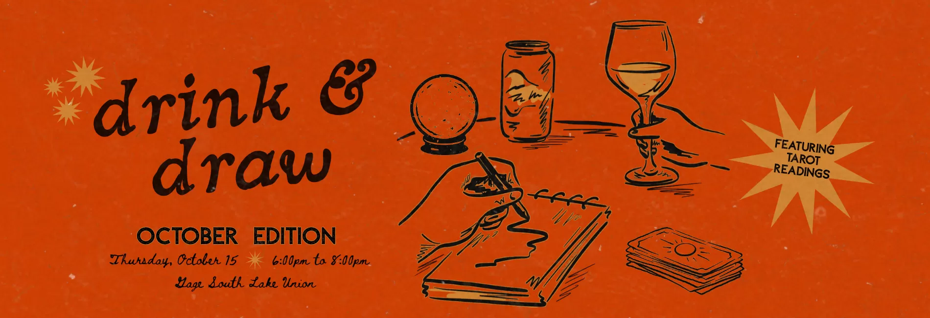 Drink & Draw: October Edition