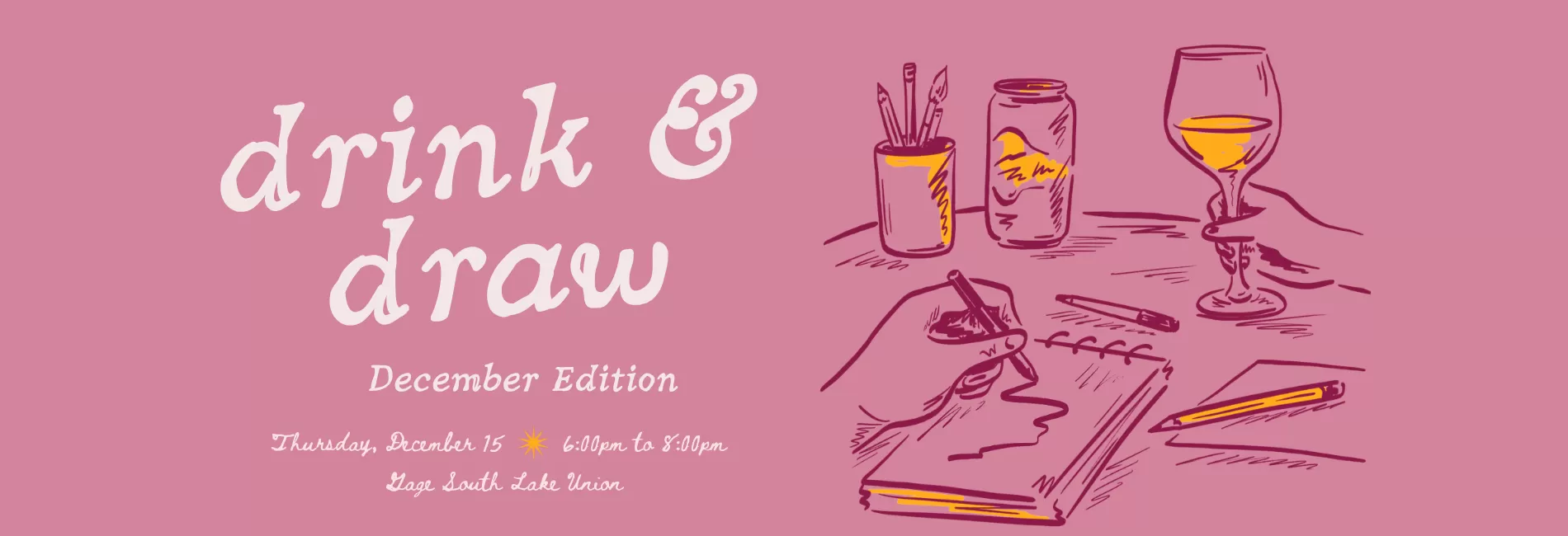 Drink & Draw: December