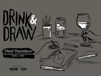 Drink & Draw: October (Spooky-Themed)