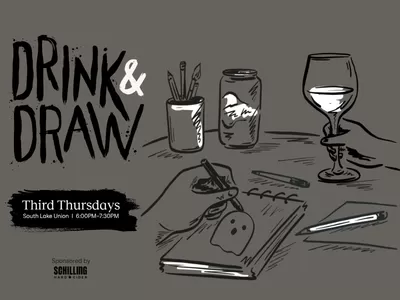 Drink & Draw: October (SPOOKY THEME)